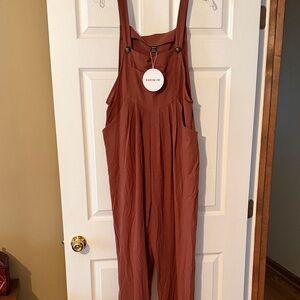 SHEIN Terracotta Jumpsuit